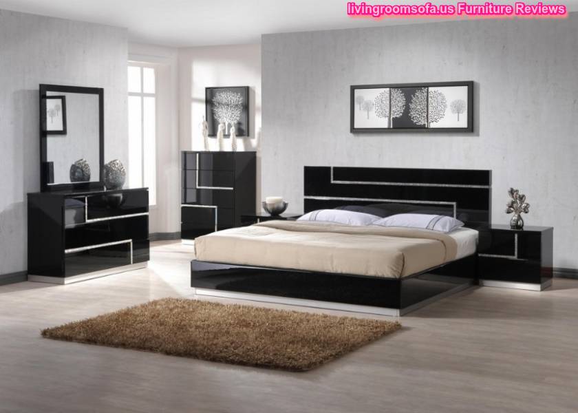 Latest Black High Gloss Cheap Bedroom Sets Design Picture With Crystal Like Details Lucca For Your Dream Bedroom Furniture