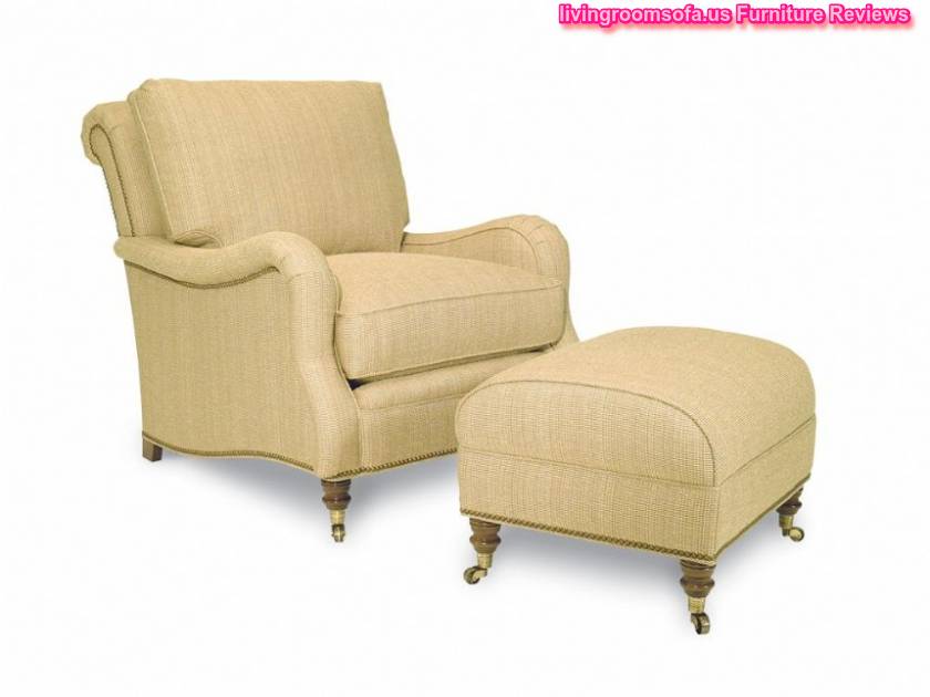 Luxurious Living Room Idea Chair With Ottoman