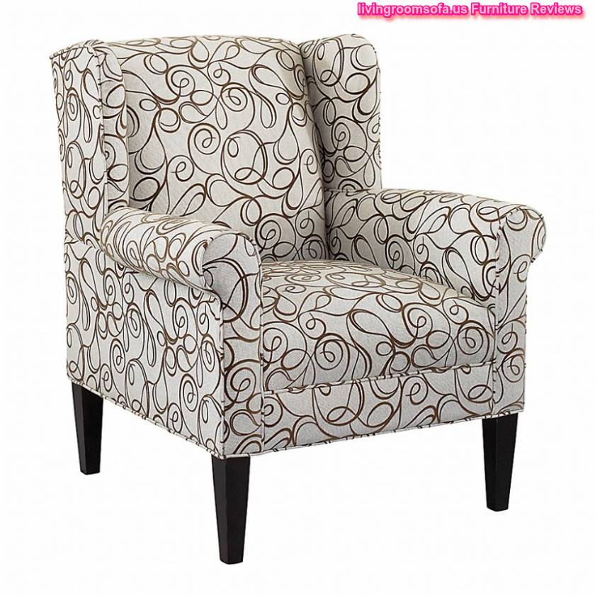 Modern And White Living Room Accent Chairs