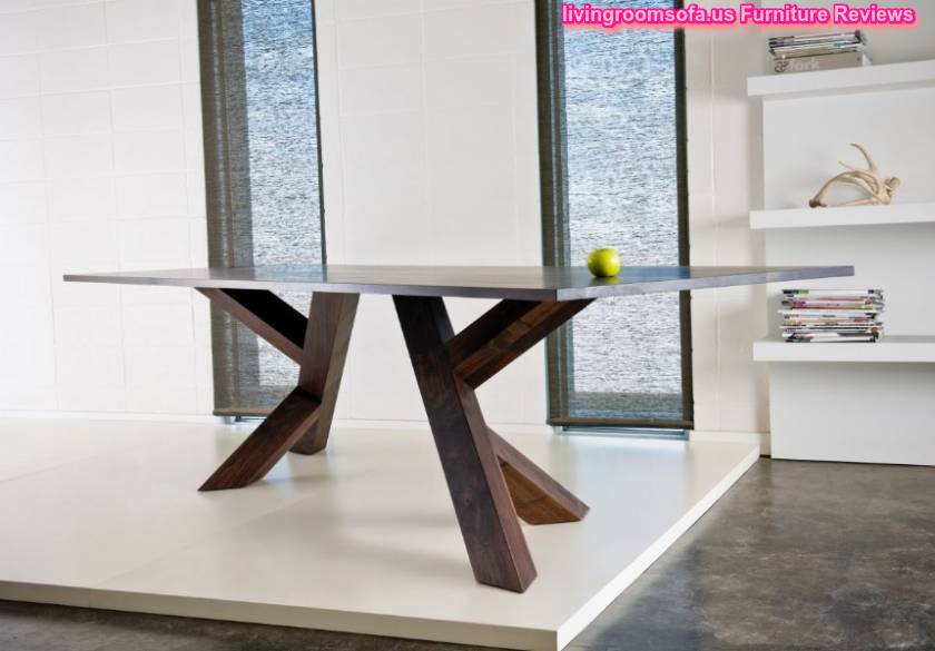 Modern Contemporary Wooden Dining Room Table For Livingroom