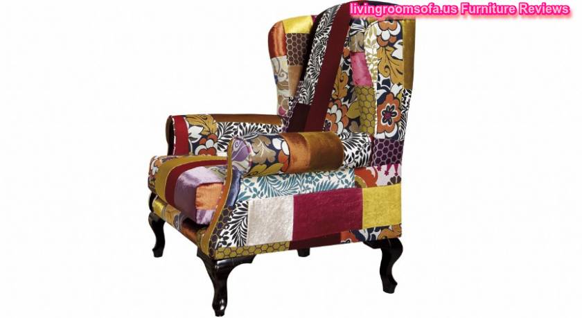 Patchwork Colorful Chairs For Living Room