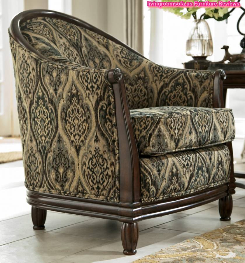 Patina Showood Accent Chair With Arms Decoration