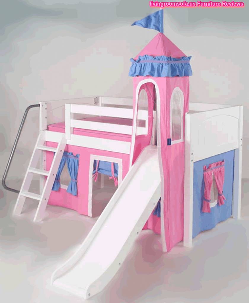 Pink Blue Castle Slide