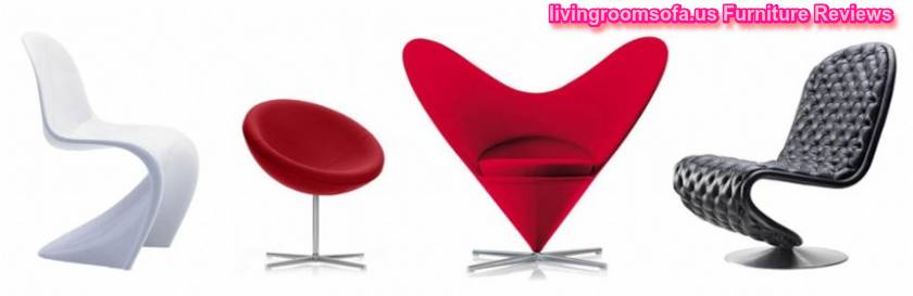 Red White Black Modern Chaises Design Ideas