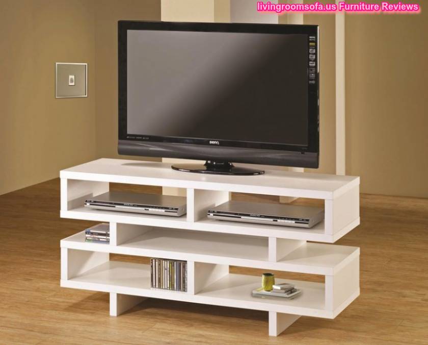 Remarkable White Modern Tv Stands For Flat Screens With Wooden Floor Ideas
