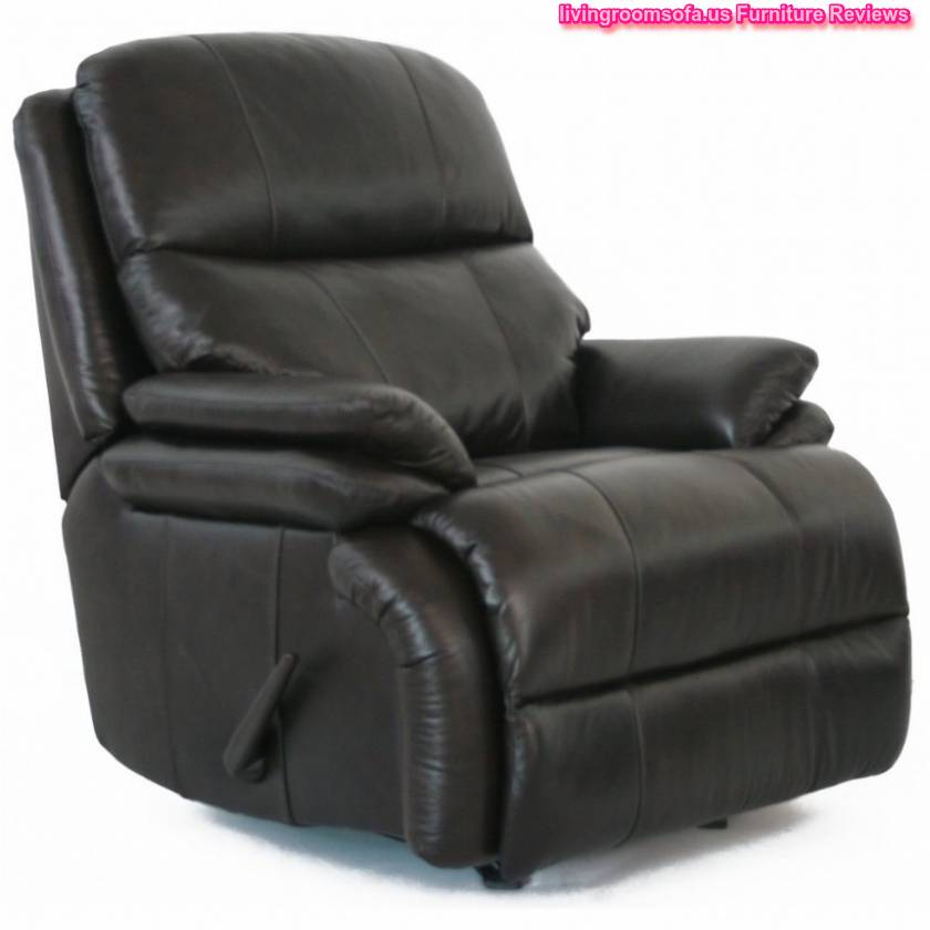 Black Leather Retro Living Room Idea Chair