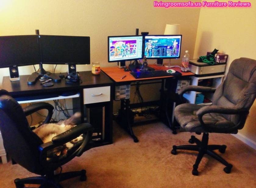 Shared Game Room Ideas With Ergonomic Swivel Chairs