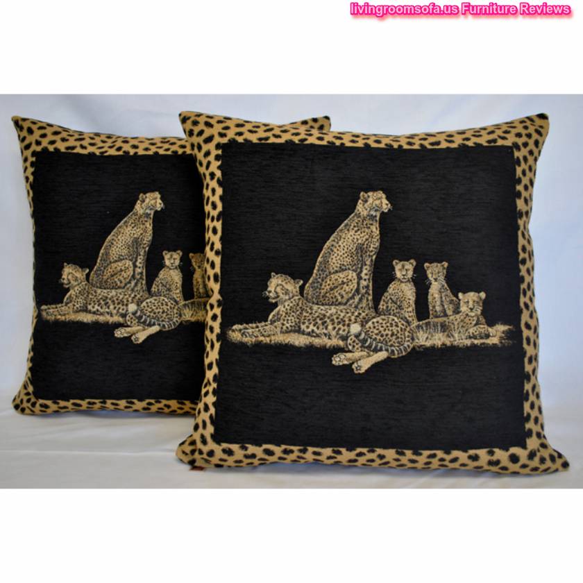  Sherry Kline 26 Inch Jungle Cheetah Euro Pillows Set