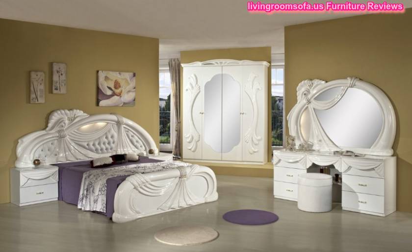 White And Classic Italian Bedroom Furniture