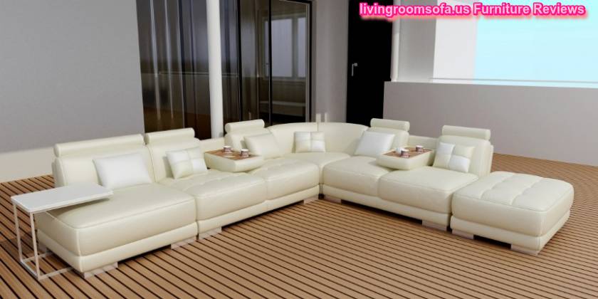 White And Leather Seats Contemporary Sofas And Chairs For Livingroom