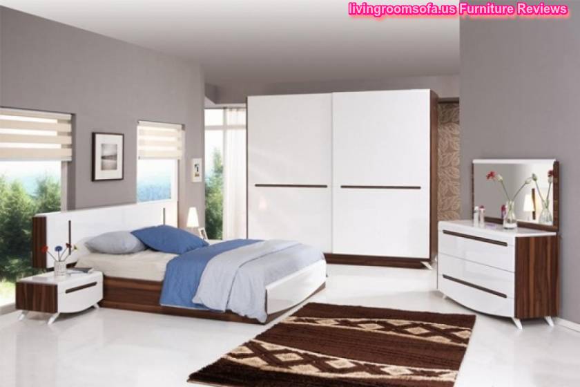 White And Modern Cheap Bedroom Furniture Design Ideas