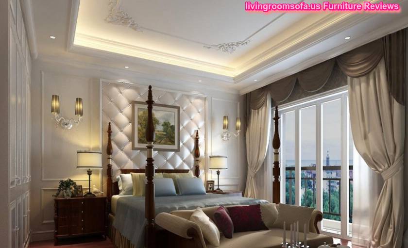 White Bedroom Classic Bed Design