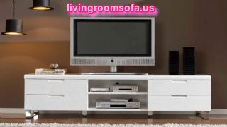 Amazing White Matt Tv Stand