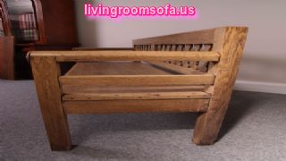Antique Oak Settee Bench Design