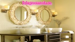  Awesome Nickel Patterned Bathroom Wall Mirrors