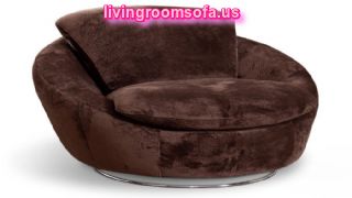  Big Rounded Chair Design For Living Room