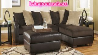 Black Sectional L Shaped With Ottoman Ashley Furniture