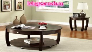 Brown Cherry Occasional Tables Designs