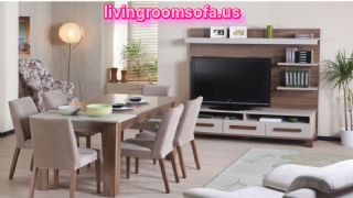  Casual Dining Room Furniture Table Chairs With Tv Unit