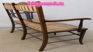 Classic Antique Settee Bench Wooden