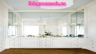 Classic White Bathroom Wall Mirrors Design Ideas