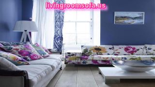 Colorful Blue Accent Pieces For Living Room