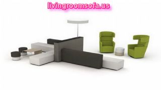 Contemporary Office Furniture And Black,white And Green Office Style