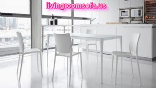 Contemporary Sofas And Chairs,white And Table With Chairs In Kitchen