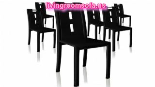 Decorative Leather Black Chaises Design Ideas