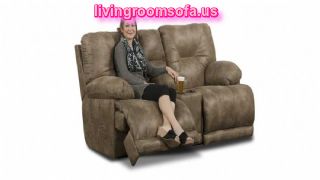  Excellent Brown Fabric Recliner