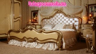 Golden Classic Bedroom Furniture Designs