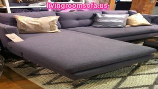 Gray Apartment Size Sectional Sofa