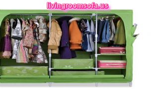 Green Cheap Style Wardrobe Armoires Designs