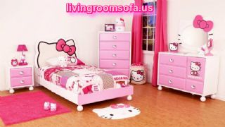 Hello Kitty Bedrooms For Girls Design Ideas