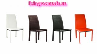 Orange Black Brown White Leather Chaises Design Ideas