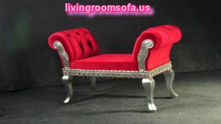  Red Bedroom Settee Bench Design Ideas