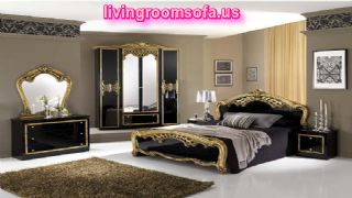 The Most Beaufitul Back And Classic Italian Bedroom Furniture