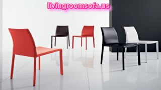  White Black Red Dining Room Chairs Leather