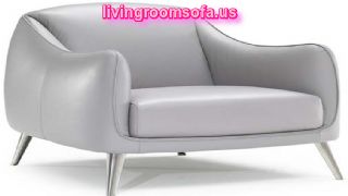 White Leather Chairs For Living Room