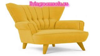 Yellow And Modern Contemporary Accent Chairs