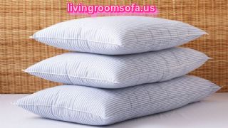 Basic Stripe Bed Pillow