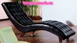 Black Contemporary Chaise