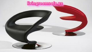 Black And Red Different Leather Chaises Design Ideas