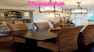  Casual Dining Room Table Centerpieces Ideas With Rattan Chairs