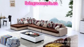 Chinese Manufacturer Simple Small L Shaped Sectional Sofa