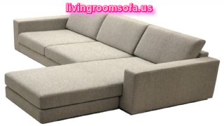 Contemporary Apartment Size Sectional Sofa