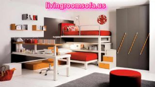 Contemporary Kids Furniture With Gray Carpet