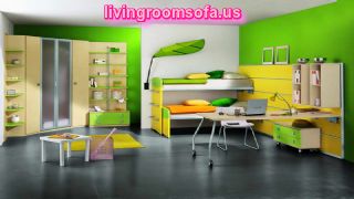 Contemporary Rug With Yellow Kids Furniture