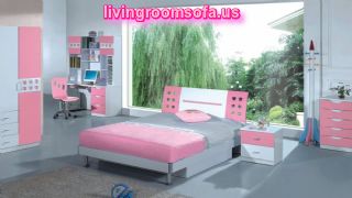 Cool Pink Bedroom Set For Girls