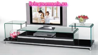 Delectable Modern Tv Stands Glass Furniture Ideas